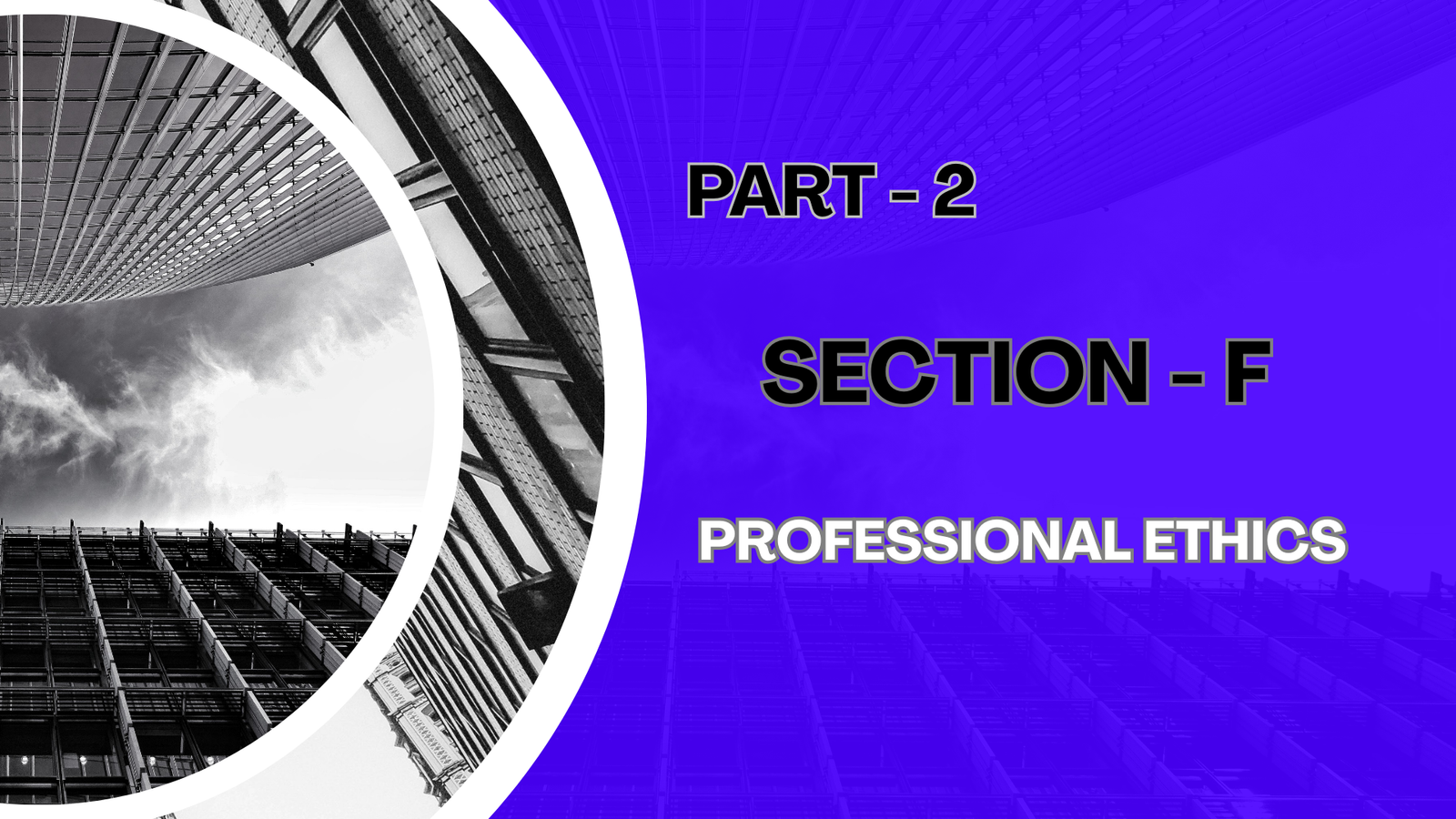Section F - Professional Ethics